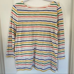 Old Navy 3/4 Sleeve Stripe Top